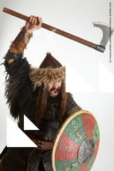 Man Adult Average White Fighting with sword Standing poses Costumes