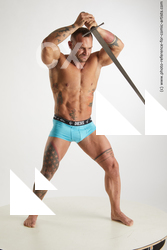 fighting man with swords garrott 08