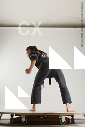 fighting young woman in kimono ronda 05c