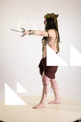 Moira Cosplay Ancksunamun Standing with Knifes 02