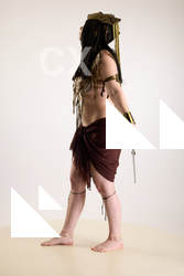 Ancksunamun Standing with Knifes 03