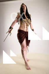 Ancksunamun Standing with Knifes 11