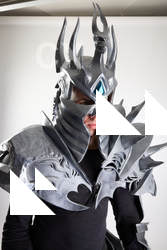 Yelvik Cosplay Lich King Fighting Pose With Mace 15