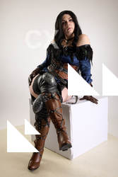 Woman Adult Average White Daily activities Sitting poses Costumes