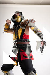 Yelvik Cosplay Scorpion Fighting Pose Dagger 11