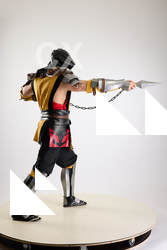 Man Adult Average White Fighting with knife Sitting poses Costumes