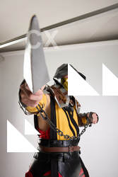 Man Adult Average White Fighting with knife Sitting poses Costumes