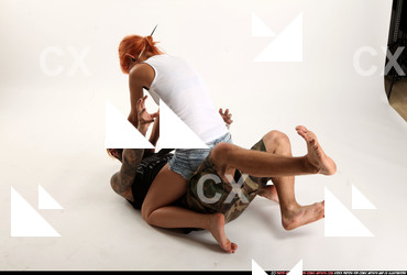 Couple With Edgar Choke Pose 05