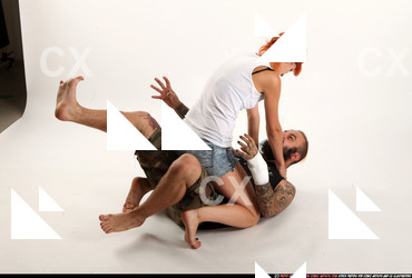 Couple With Edgar Choke Pose 07