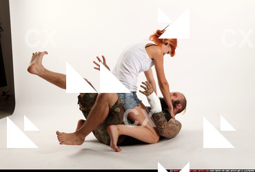 Couple With Edgar Choke Pose 07