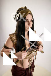 Moira Ancksunamun Cosplay Pose Daggers 12