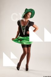 Woman Adult Athletic White Daily activities Standing poses Costumes