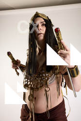 Woman Adult Average White Fighting with knife Standing poses Costumes