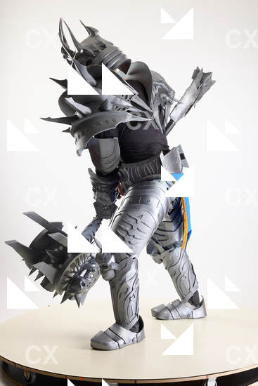 Man Adult Average White Fighting with hammer Standing poses Costumes