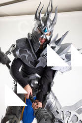 Man Adult Average White Fighting with hammer Standing poses Costumes