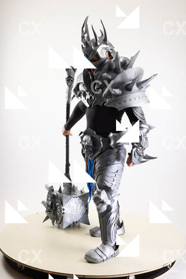 Man Adult Average White Fighting with hammer Standing poses Costumes