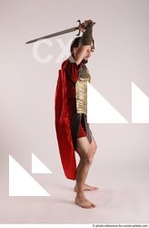 Man Adult Average White Fighting with sword Standing poses Costumes