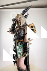 Cori Cosplay Sindragosa Standing Pose 12