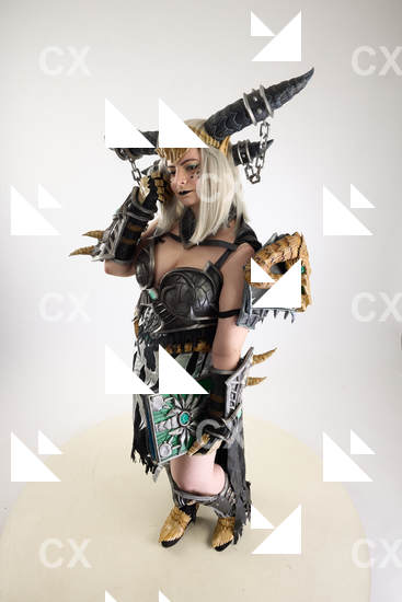 Woman Adult Average White Daily activities Standing poses Costumes