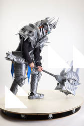 Man Adult Average White Fighting with hammer Fight Costumes