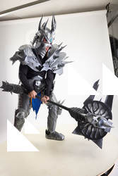 Yelvik Cosplay Lich King With Mace Pose 010
