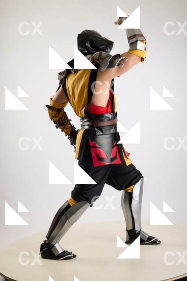 Man Adult Average White Fighting with knife Fight Costumes