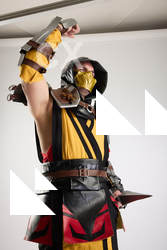 Yelvik Cosplay Scorpion Fight Pose 013