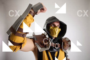 Yelvik Cosplay Scorpion Fight Pose 015