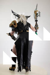 Cori Cosplay Sindragossa Pose With Axe 003