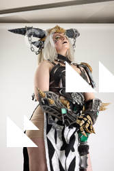 Cori Cosplay Sindragossa Pose With Axe 010