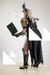 Cori Cosplay Sindragossa Pose With Book 003