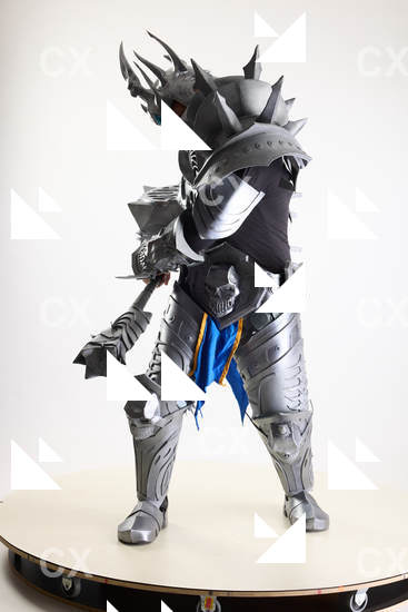 Man Adult Average White Fight Costumes Fighting with mace