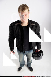 JANISONE JANISONE BIKER-STANDING-HELMET-PISTOL