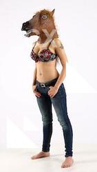 nina-horse-head-mask-pose2