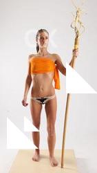 Peggy-prehistoric-guarding-spear