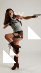Shrima CROFT STANDING POSE WITH GUNS