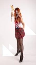 TINA STANDING POSE WITH SWORD