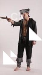  JACK PIRATE STANDING POSE WITH GUN