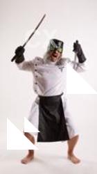 Brono STANDING POSE WITH KATANA AND DAGGER #2