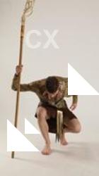 KEETA KNEELING POSE WITH SPEAR