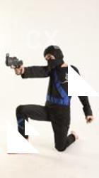 VLASTIMIL KNEELING POSE WITH GUN