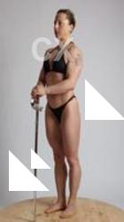 KAROLINA STANDING POSE WITH SWORD