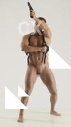 MICHAEL NAKED MAN DIFFERENT POSES WITH GUN 2