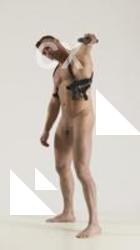 MICHAEL NAKED MAN DIFFERENT POSES WITH GUN 4 