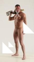MICHAEL NAKED SOLDIER WITH GUN 2