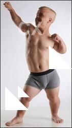 Standing little man Jerome