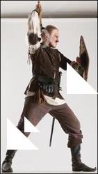 Fighting medieval warrior Sigvid