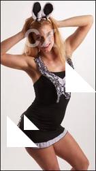 Sexy easter bunny poses Chrissy Fox