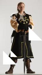 Medieval warrior woman Vinga