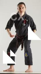 Fighting woman in kimono Ronda